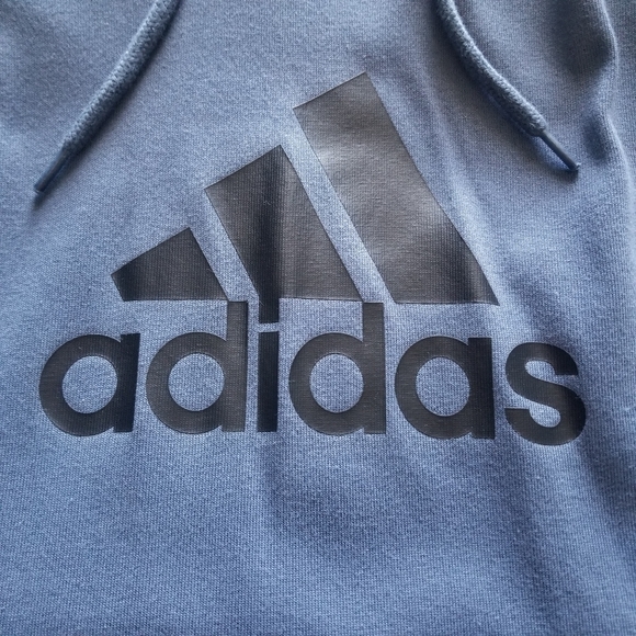 Blue Adidas Graphic Hoodie - Picture 3 of 8